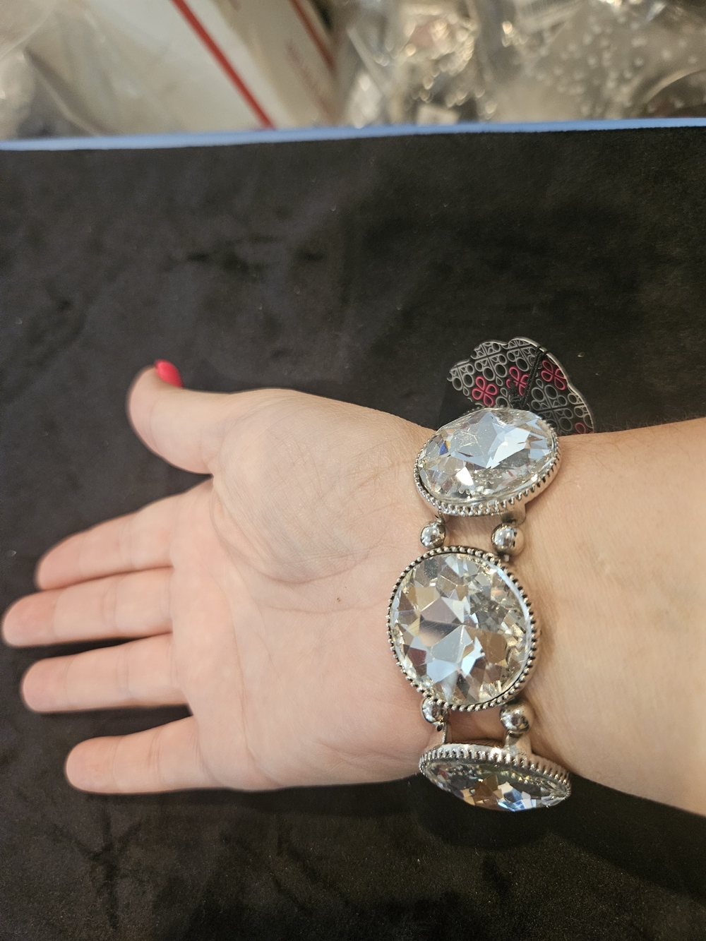 paparazzi Silver Stretch Bracelet - Picture 3 of 3